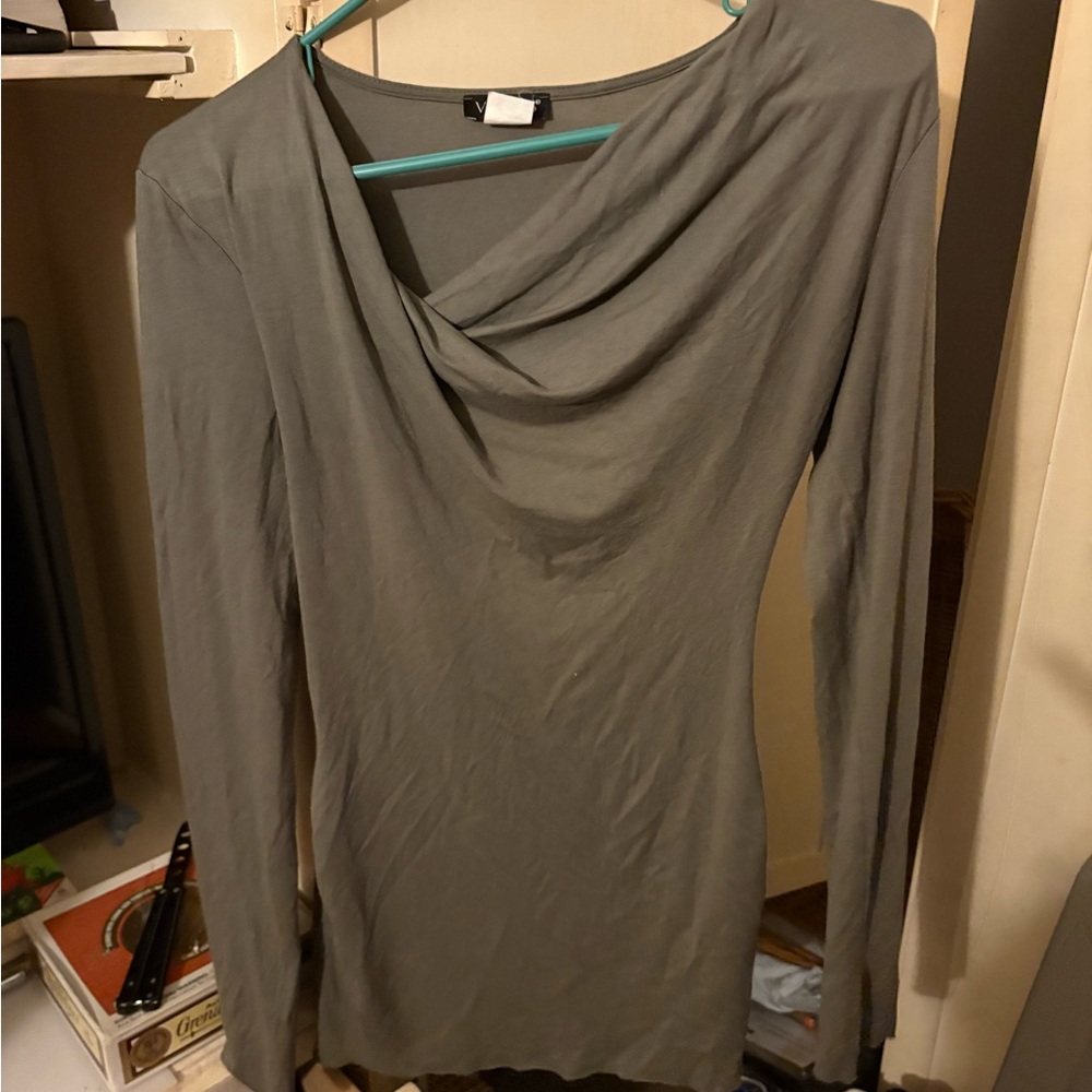 Ruched Cowl Neck Top by Venus